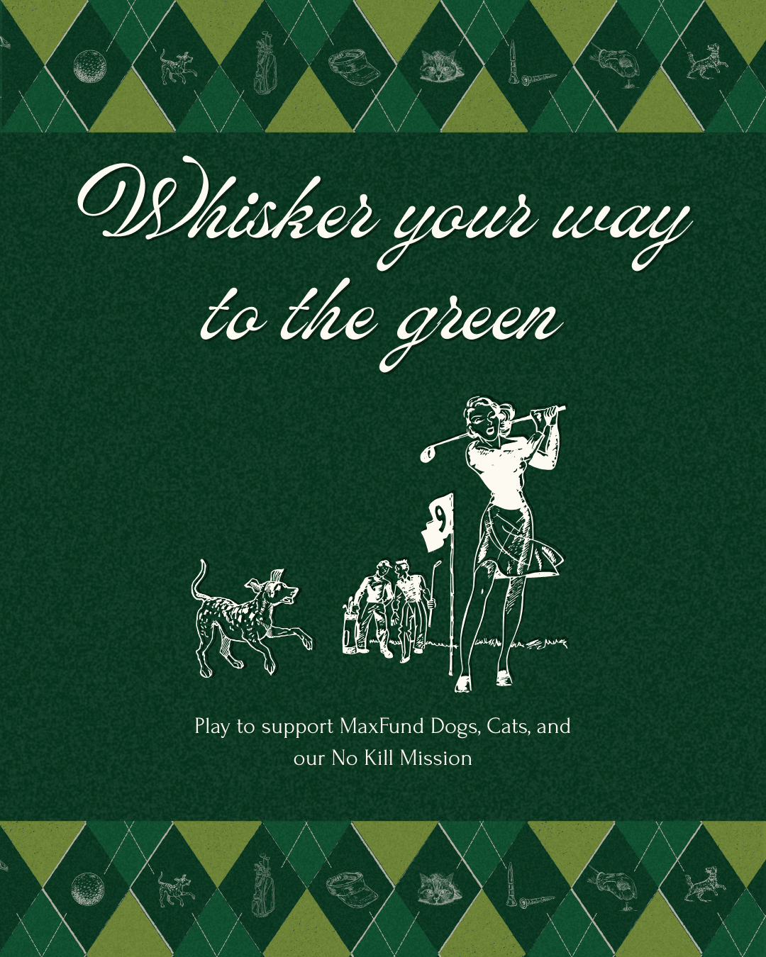 Animals Playing Golf